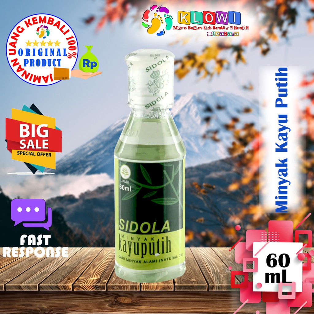 Minyak Kayu Putih Sidola 60 Ml/Minyak Terapi/Minyak Herbal