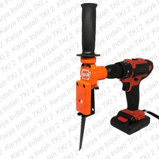 Adapter Bor Ke Gergaji  IWA Recipro Saw Converter Drill 