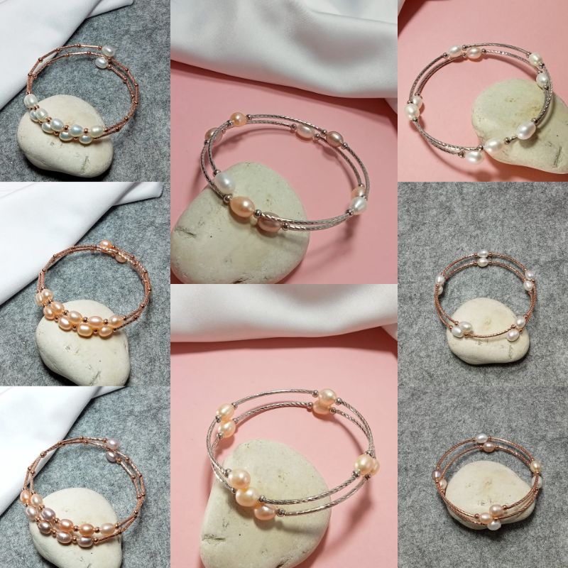 Gelang mutiara kekinian|Gelang mutiara|Gelang mutiara asli|Gelang mutiara tawar|Mutiara asli tawar