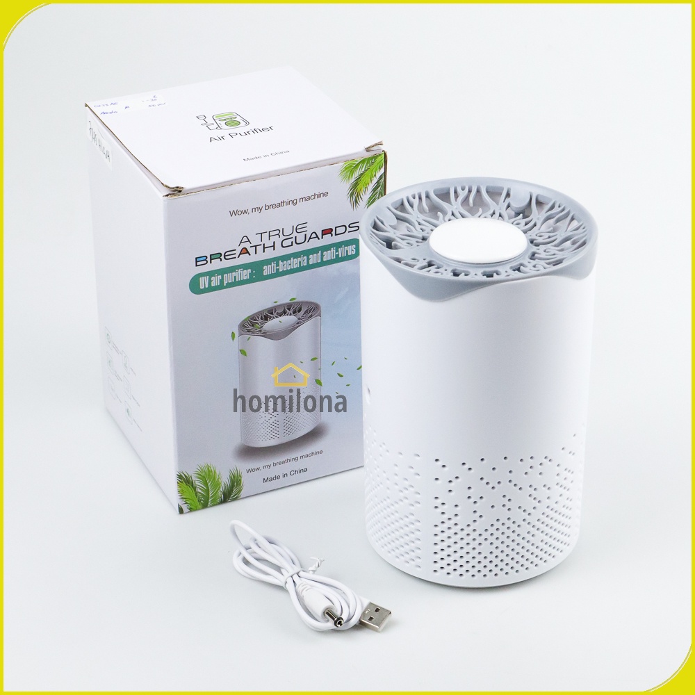 Pembersih Udara UV Air Purifier Cleaner 360 Degree - NOBICO BC-AP-01 - White