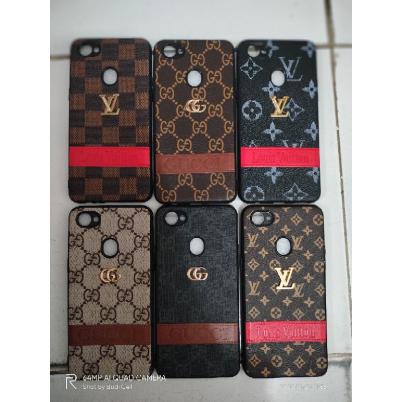 Case Oppo F7 Motif Gucci Channel LV/Silikon Oppo F7 Motif Gucci Channel LV
