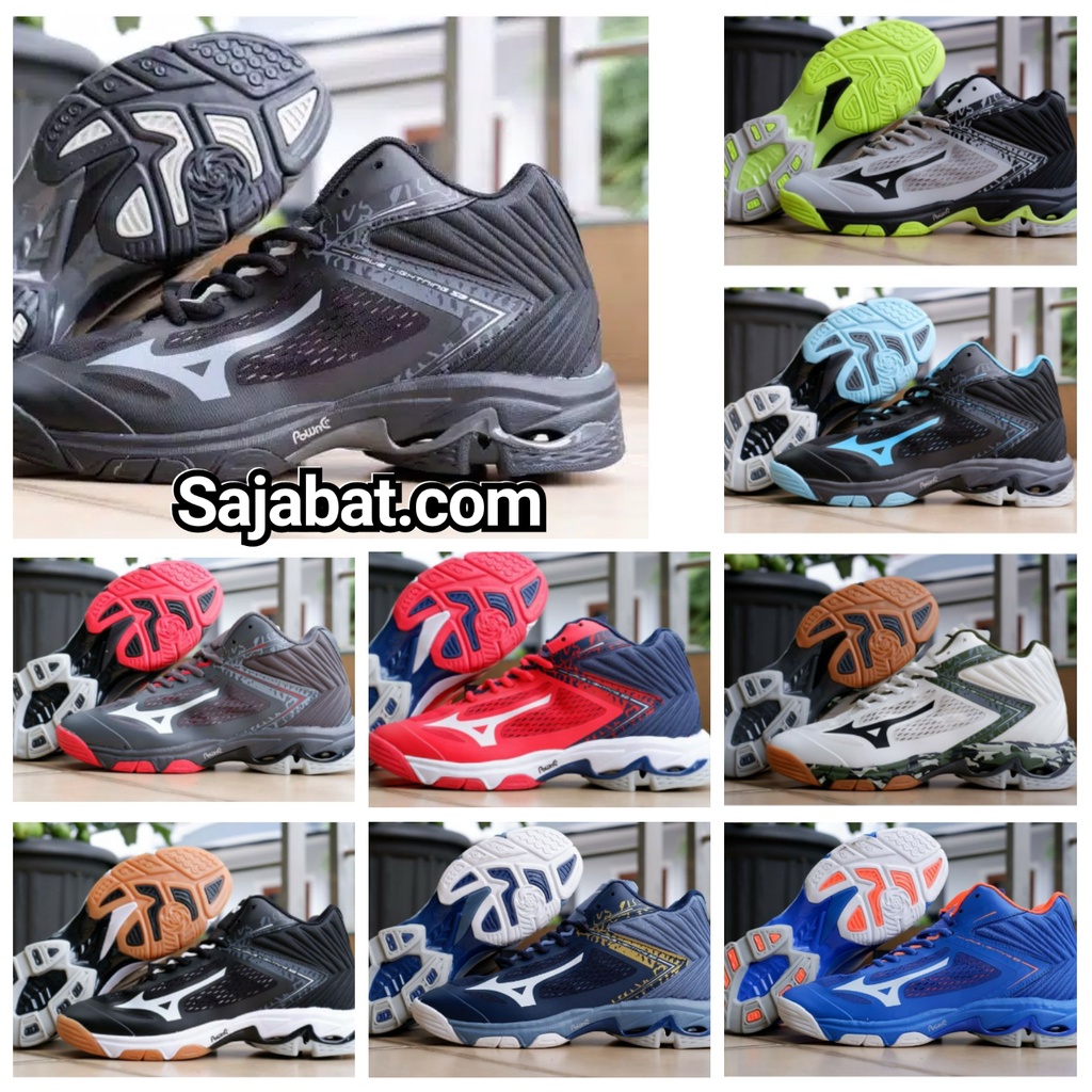 Sepatu mizuno wlz 5 Mid premium - mizuno wlz 5 mid import