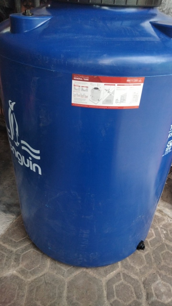 Penguin - Tangki Tandon Toren Air Water Tank Set Tb 70 Tb70 650 L Biru Tua
