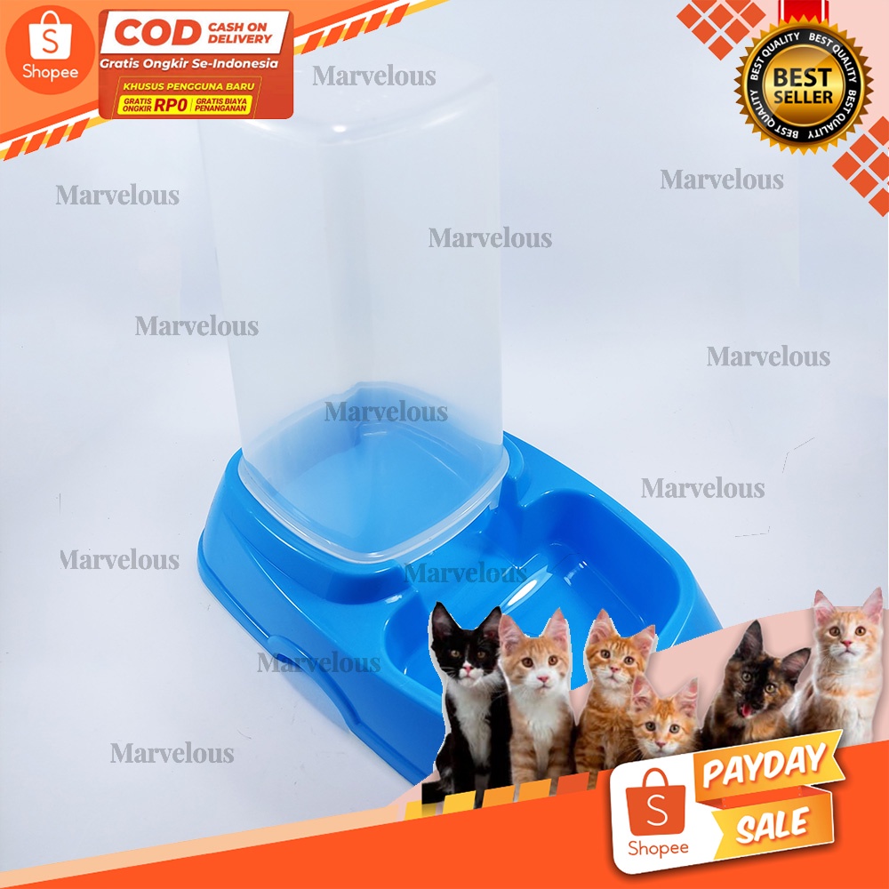 Tempat Makan Kucing Dispenser Plate Ukuran Besar / Aksesoris Kucing