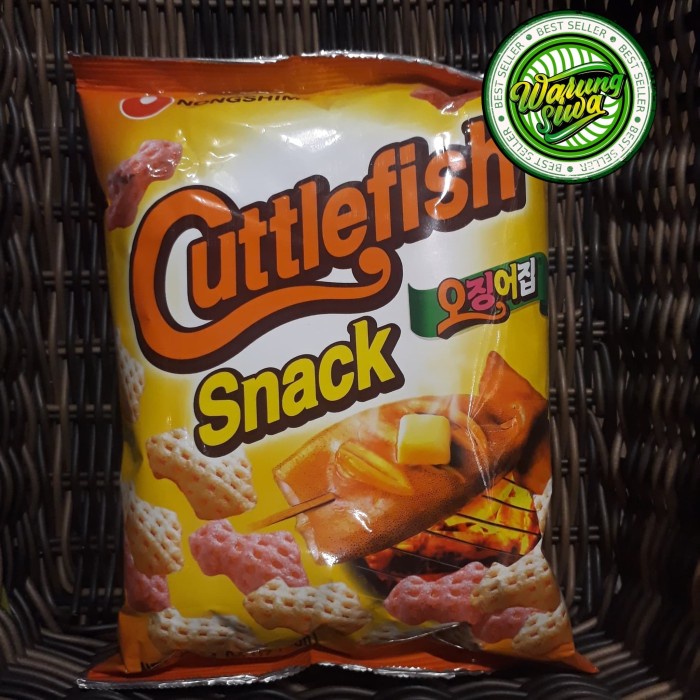 

nongshim cuttlefish snack -makanan ringan korea rasa cumi 55 gram