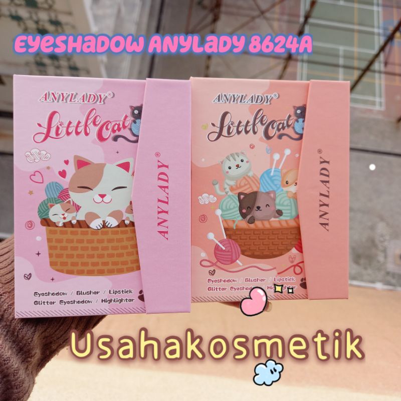 BEST SELLER EYESHADOW +BLUSHER+GLITER SWEET ORANGE ANYLADY | TODAY I CHOISE JOY  NO.8624