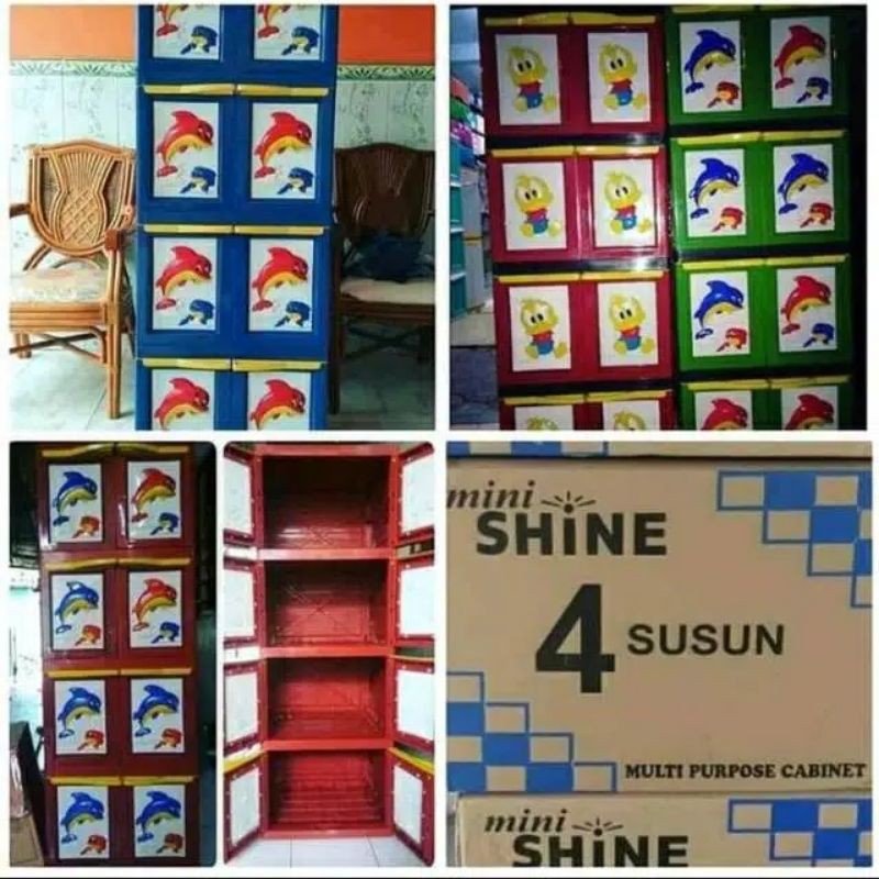 LEMARI 4 SUSUN / EXEL 4 SUSUN