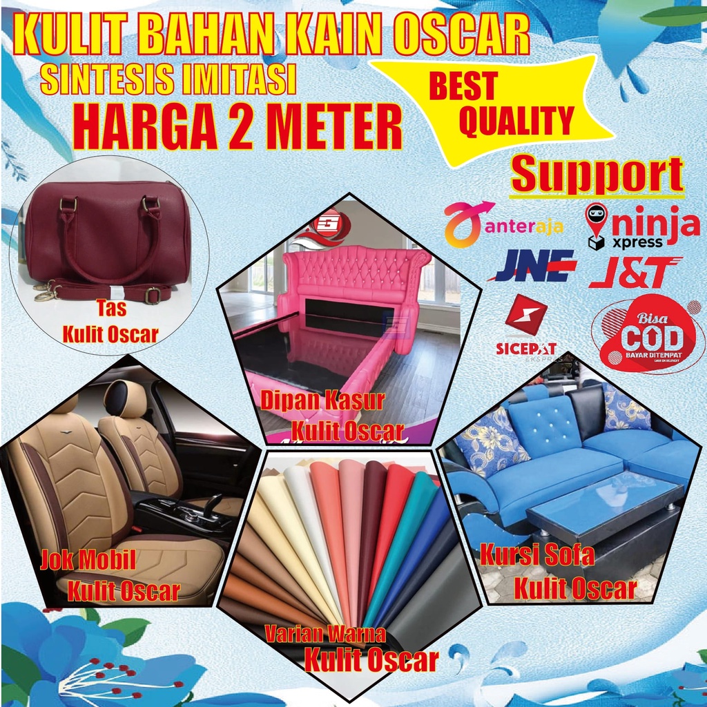 OSKAR KULIT BAHAN KARPET KAIN OSCAR IMITASI SINTETIS JAGUAR SOFA KURSI JOK MOTOR MOBIL BECAK DIPAN K