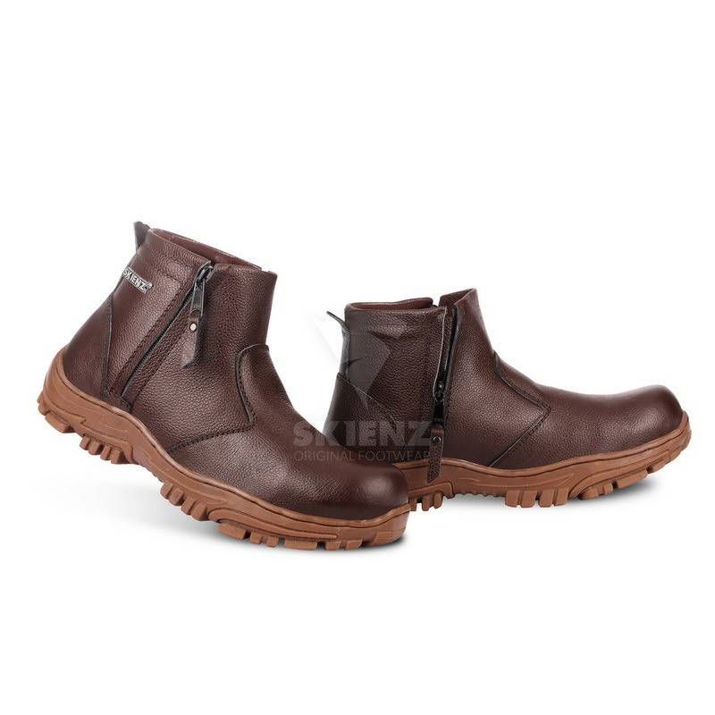 DISC 50% SKIENZ SIRLOIN DOUBLE ZIPPER BOOT SLETING SAFETYBOOT