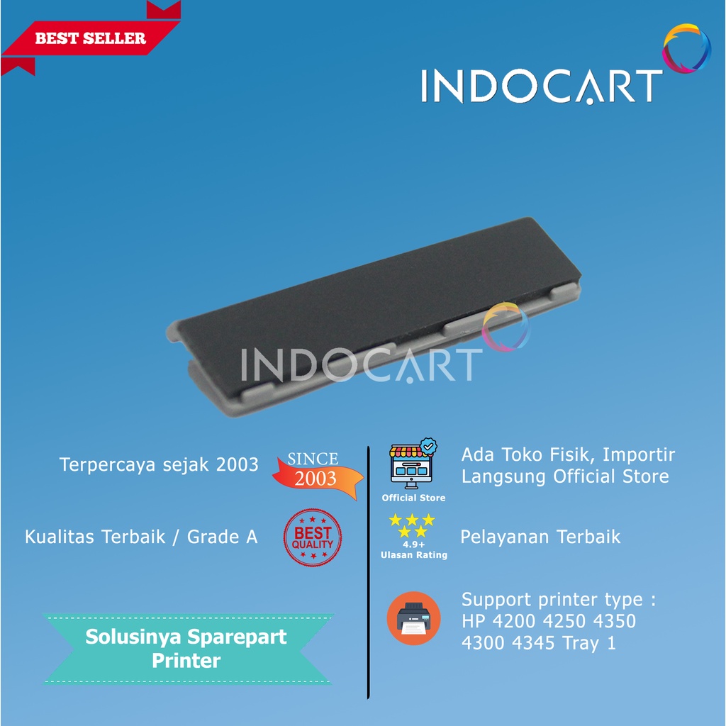 Separation Pad-HP 4200 4250 4350 4300 4345 Tray 1 RL1-0007
