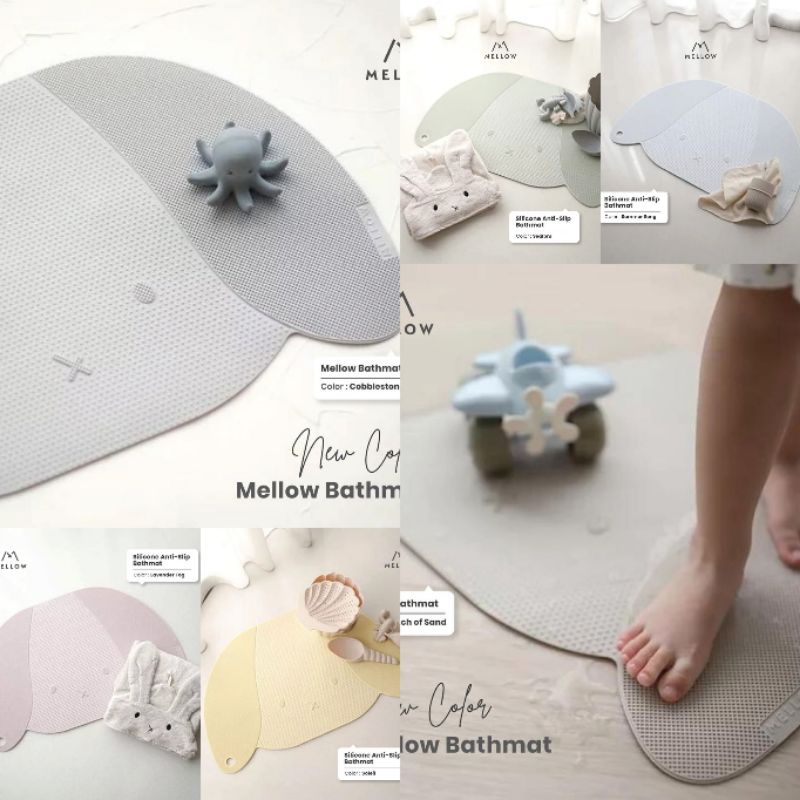 Mellow - Silicone Anti-Slip Bathmat - keset mandi anak