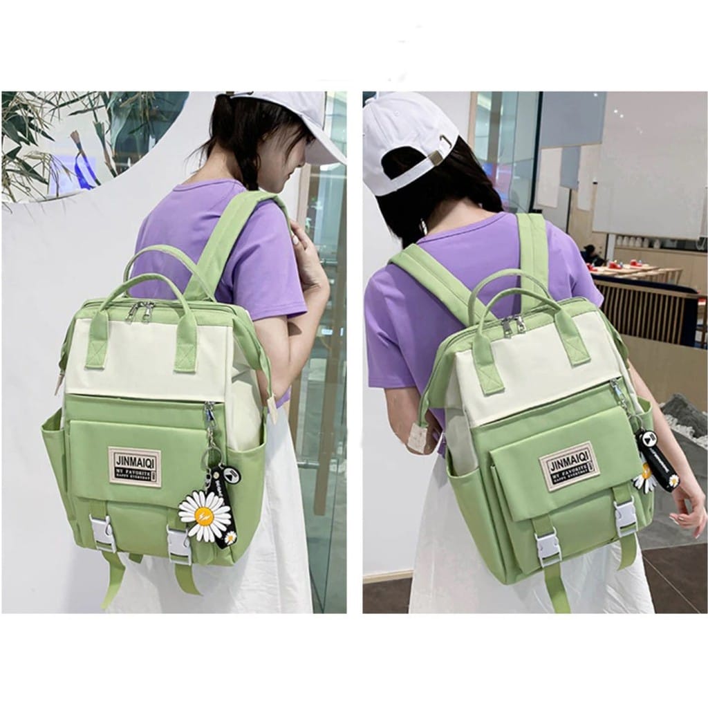 Tas Ransel 4 in 1 Limited Edition Tas Sekolah Backpack Wanita Tas Satu SET - 940