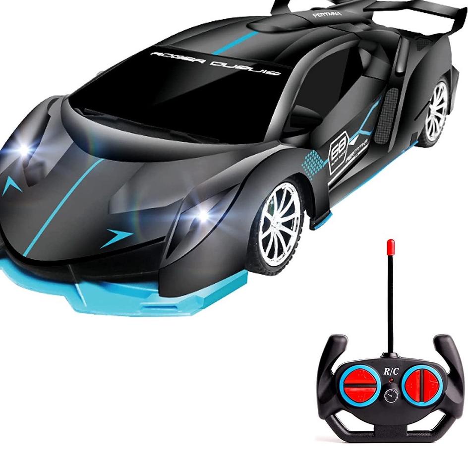 Fast Order Ready✅RC Car Remote Control Sports Car 1/18 Scale Electric Toy Vehicle High Speed with Headlights for Kids Gifts