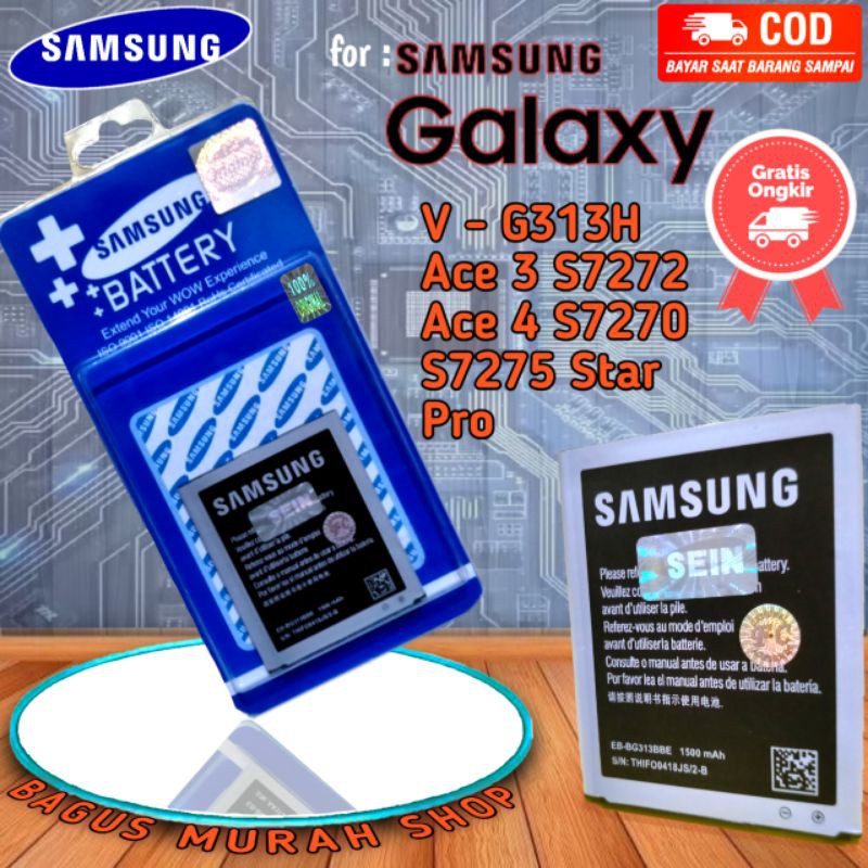 BATRE SAMSUNG GALAXY V / G313. GALAXY ACE 3 / S7270. J1 mini. Star pro / S7262