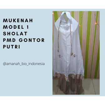 MUKENA WANITA/ MUKENA SANTRI GONTOR/ MUKENAH SHOLAT/ MUKENA STNADAR GONTOR PUTRI