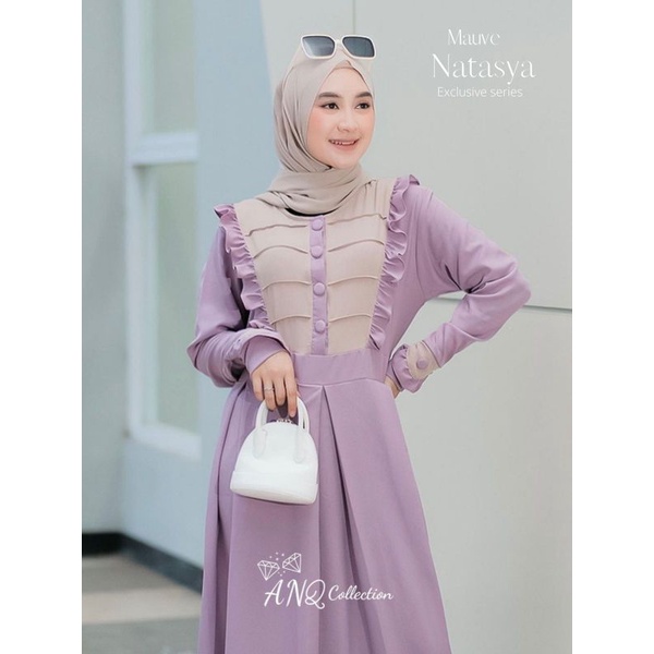BESTSELLER NATASYA SERIES ORI ANQ | GAMIS TERBARU GAMIS SYARI