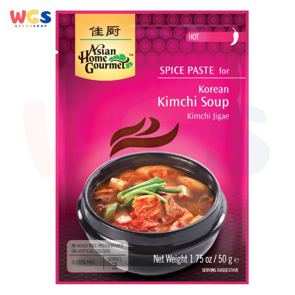 Asian Home Gourmet AHG Korean Kimchi Soup Kimchi Jjigae 50gr Bumbu