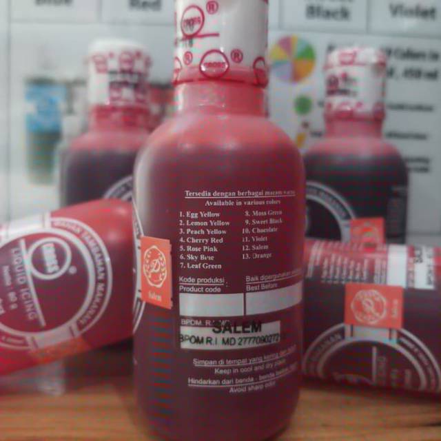 

Pewarna Makanan salem Oil Based Cross