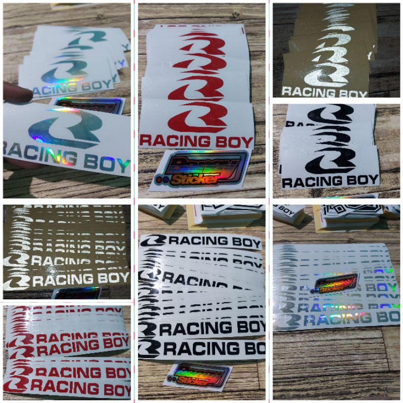 STICKER RCB RACING BOY CUTTING