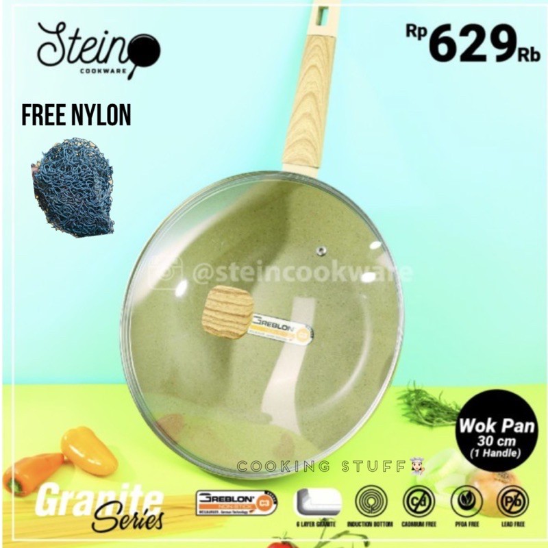 wok pan 30 cm steincookware