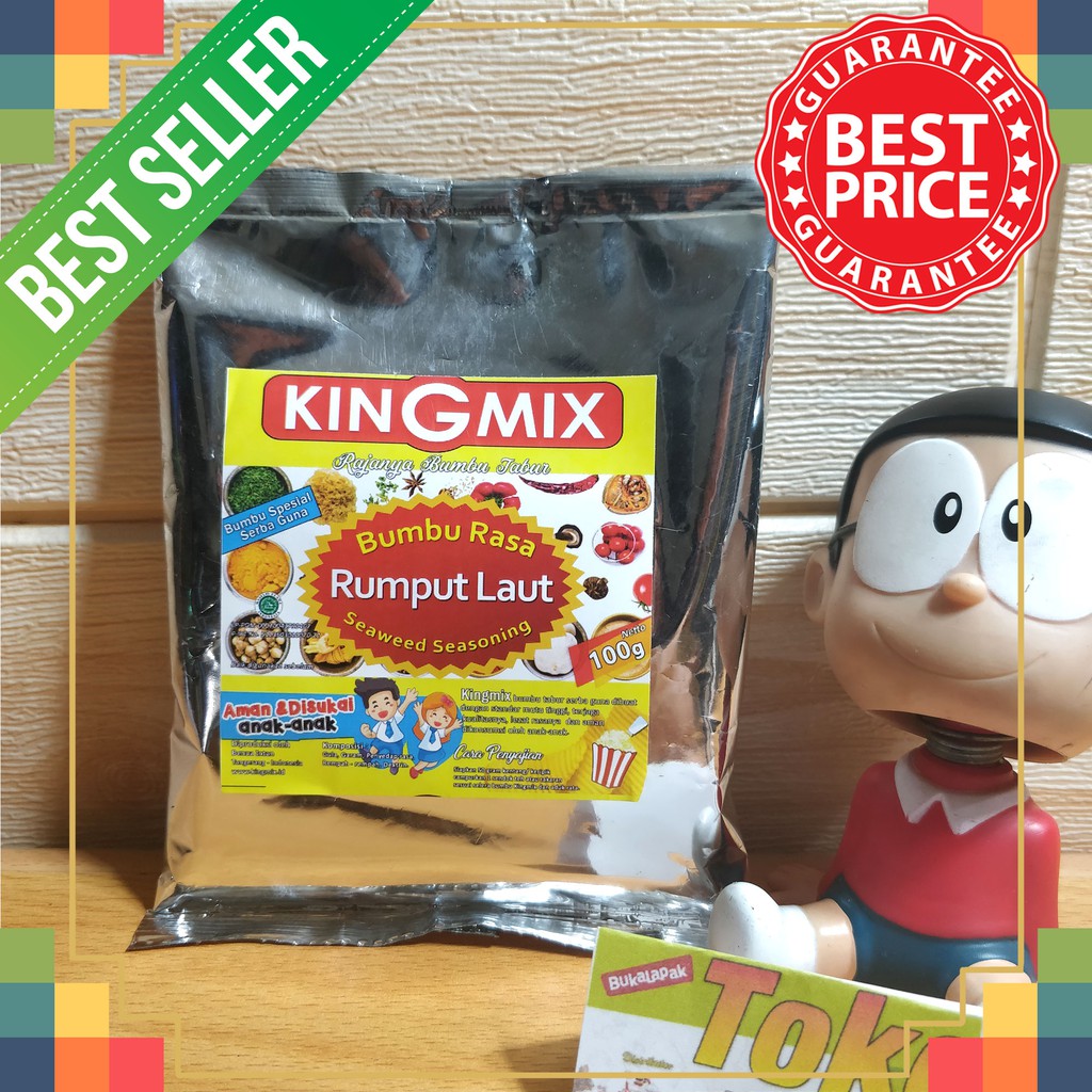 Bumbu Tabur Rasa Rumput Laut KINGMIX Premium 100gr ...