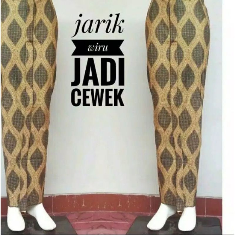 Rok Batik Wiru Wanita Dewasa / Rok Jarik Instan