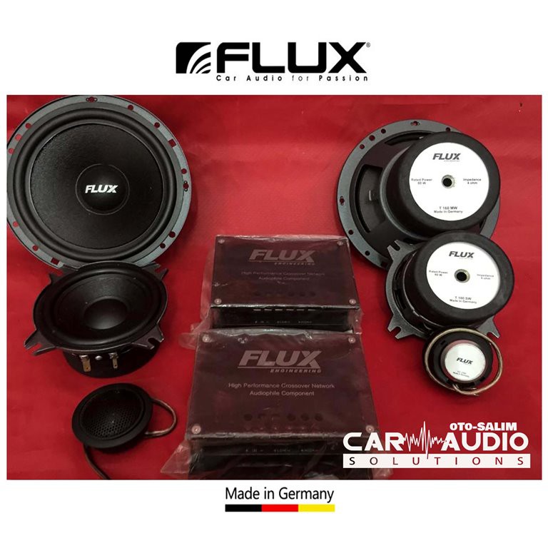 Flux 3 Way Component Speaker Audiophile-Grade
