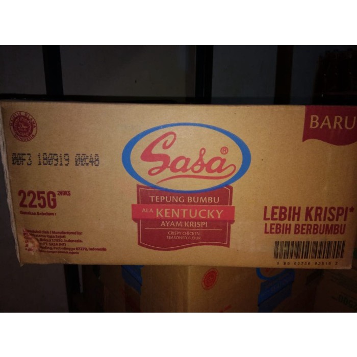 

D02D1 Sasa Tepung Bumbu Serbaguna Original 225 Gram Per Dus Da01D100