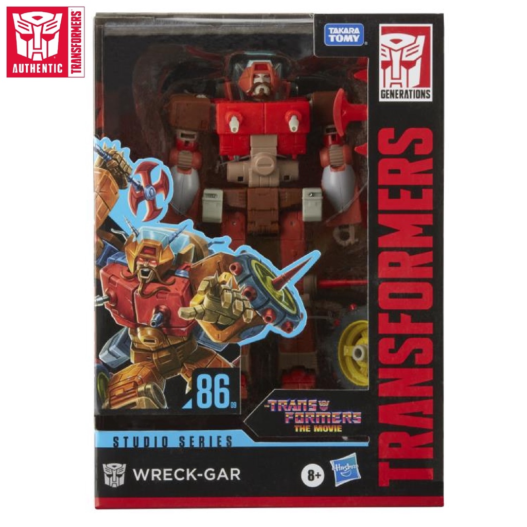 TRANSFORMERS Studio Series 86 The Movie Voyager Class Wreck-Gar Action Figure