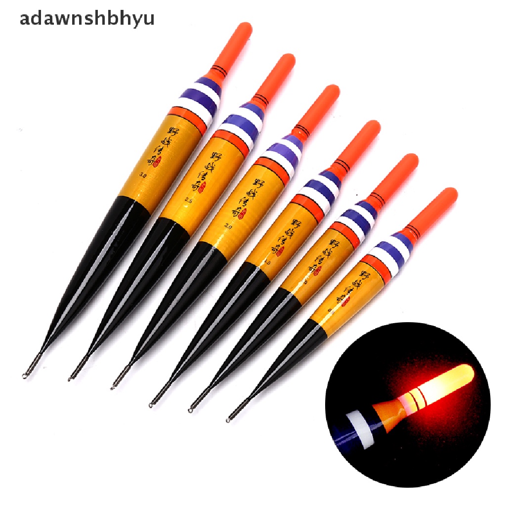 Adawnshbhyu 1pc Pelampung Pancing Elektronik LED Luminous Fishing Float Night Fishing Tackle