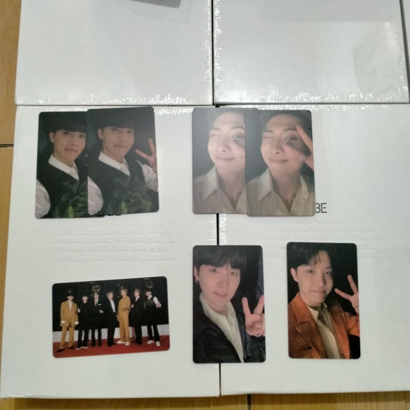 photocard lucky draw bts be deluxe jhope group