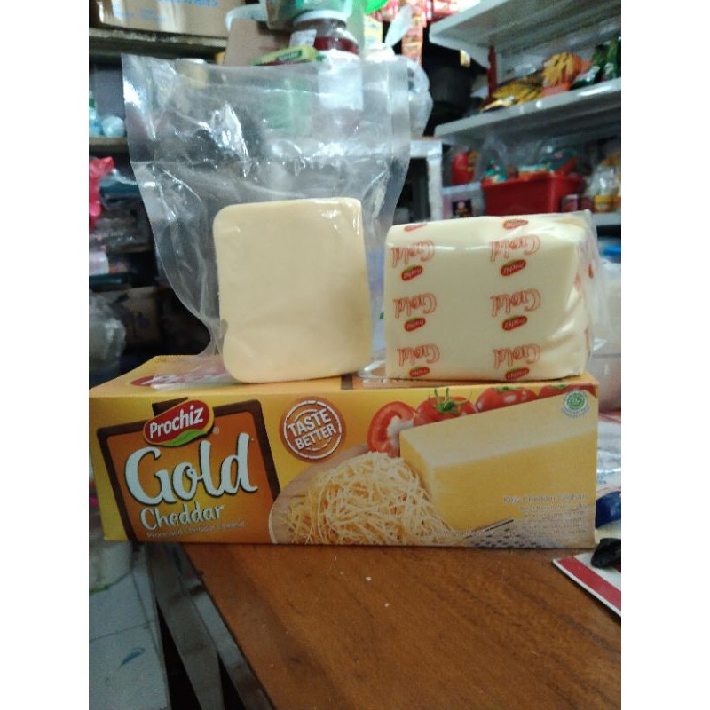 

Keju Blok Prozes Gold 250 Gr