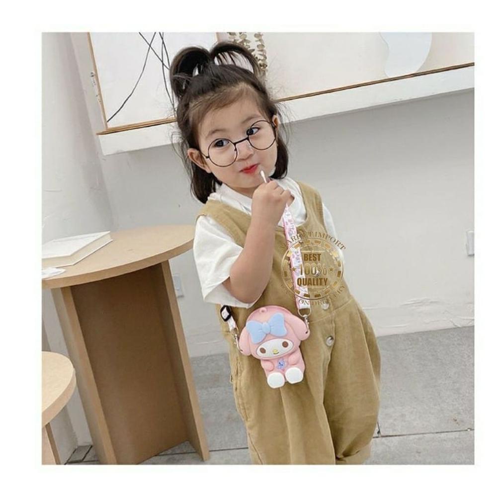 Dompet Tali Panjang Jelly 3 / Dompet Jelly Tali Panjang / Dompet Karakter Jelly Tali Panjang Termura