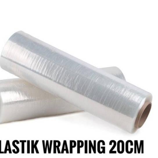 

◌ STRETCH FILM 20CM X 250M PLASTIK WRAPPING PLASTIC WRAP PACKINGAN 1 ROLL ➴