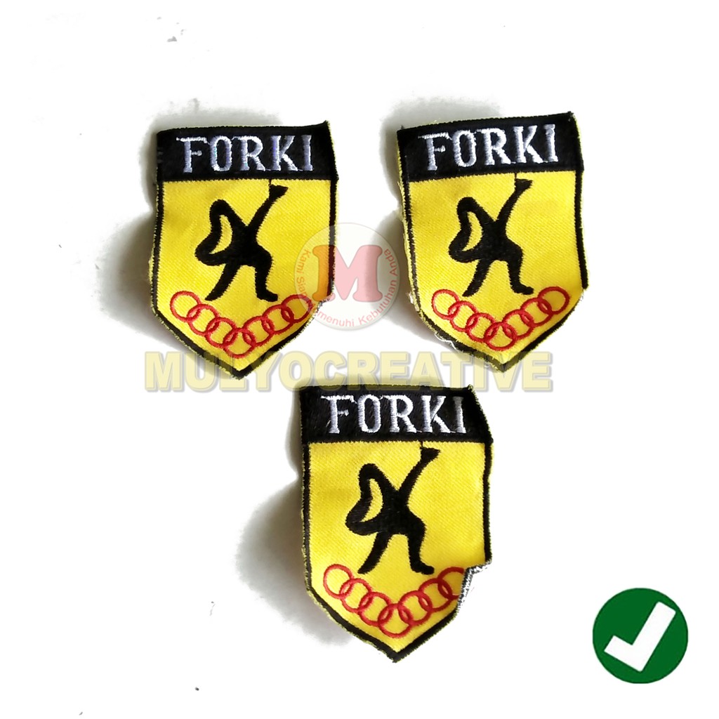 Bordir Federasi Karate Indonesia Bet Bordir Logo Forki Murah