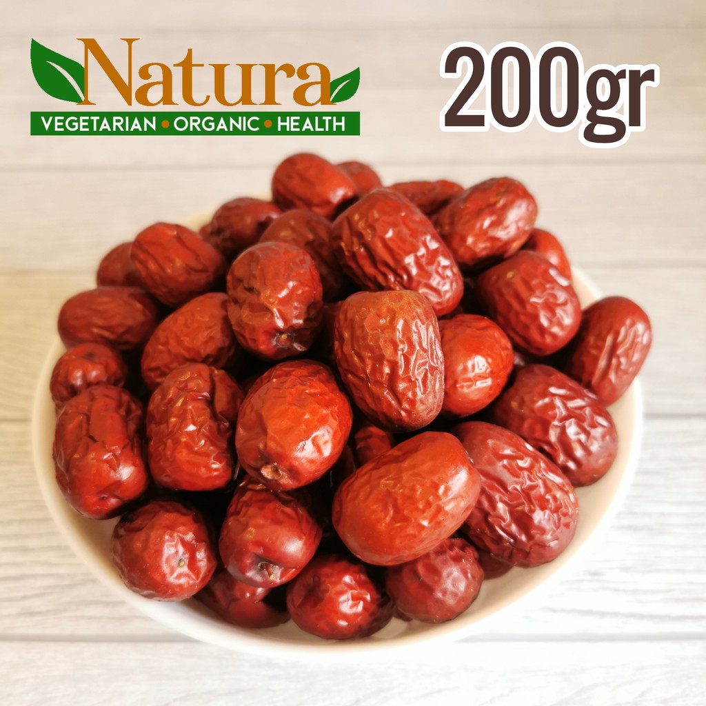 

Angco / Hong Zhao / Red Dates / Kurma Merah China Premium 200gr