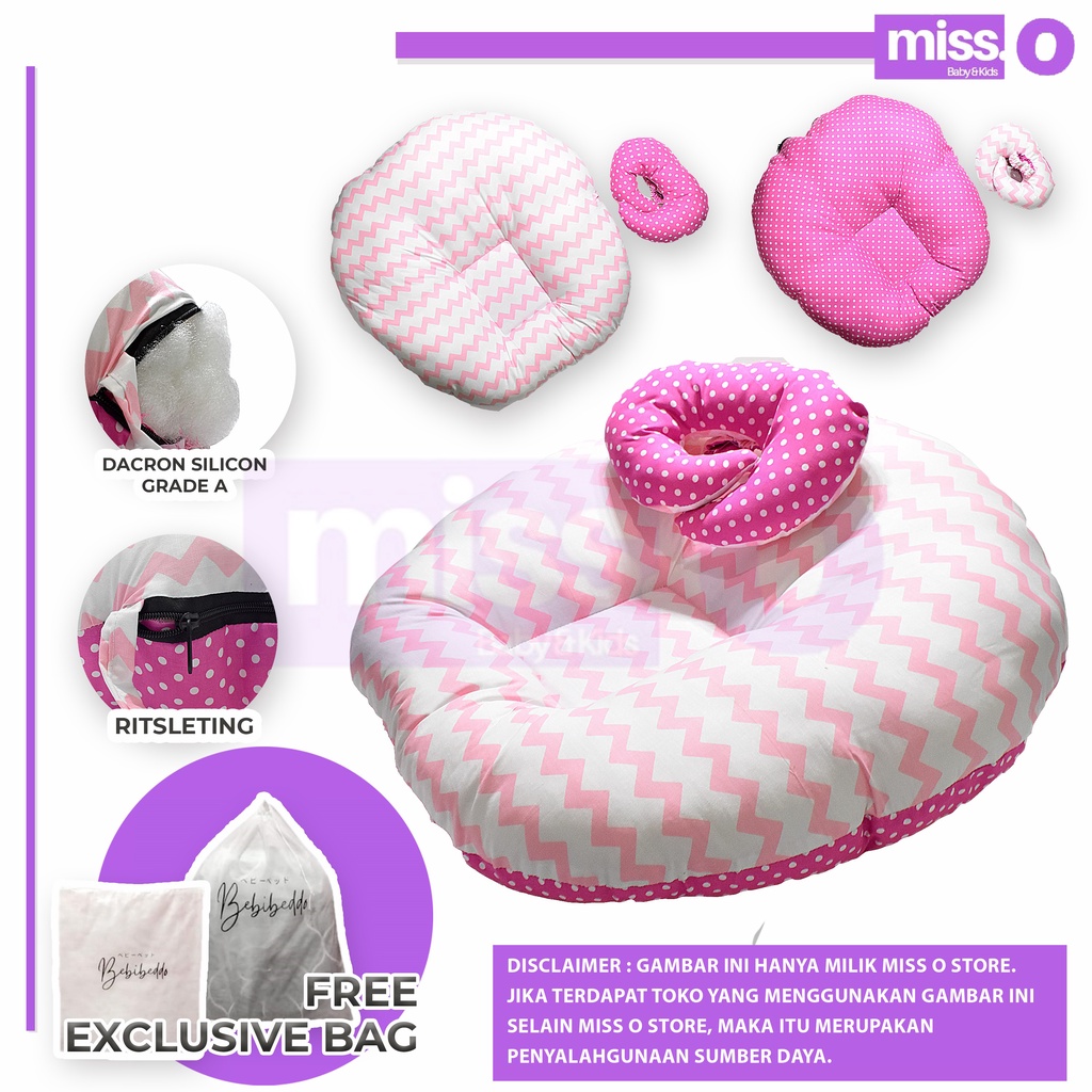 Sofa bayi / baby launger FREE bantal mahkota bayi dan tas