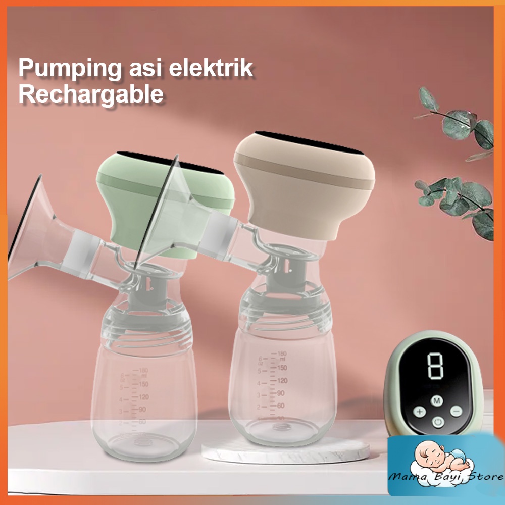 MamaBayiStore Pompa Asi Elektrik Silicon Breast Pump Bubee