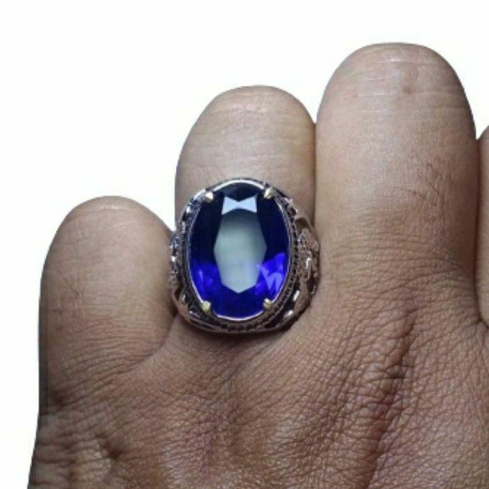 MGS CINCIN BATU MULIA KING SAFIRE CUTTING