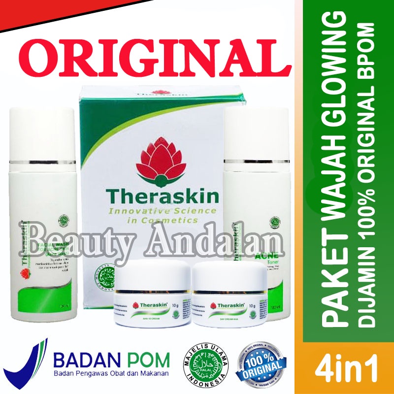 [ ORIGINAL ] Theraskin Glowing Original BPOM Teraskin Paket Glowing Flek Cream Theraskin Glowing Bpo