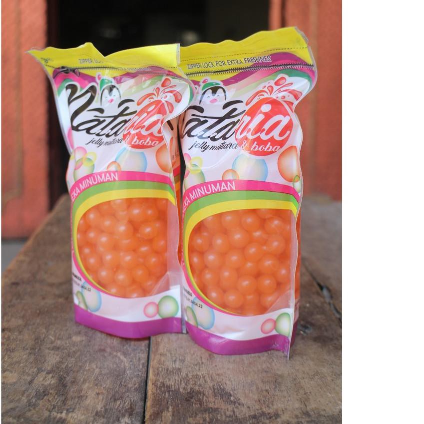 

(kode-1272) Popping Boba Orange 500gr - Poping Boba Lokal Halal - Bandar Powder !,
