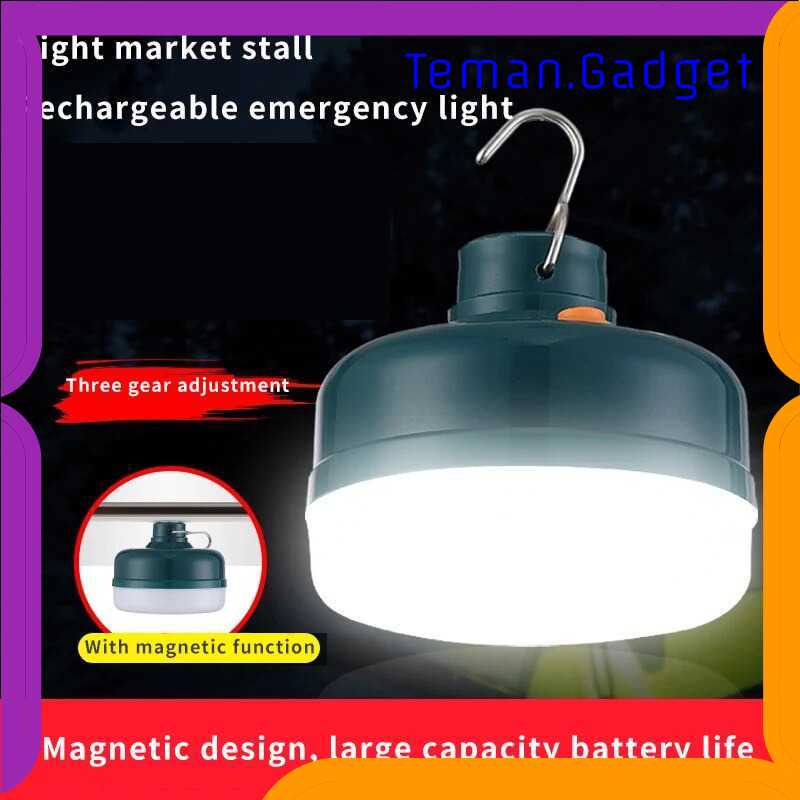 TG-DHA Clapsell Lampu Bohlam Gantung LED Night Light Rechargeable 50W - V51