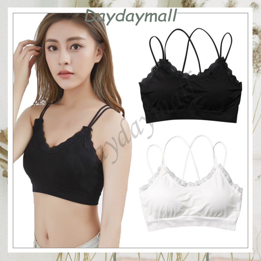 Bra Fashion Wanita Sport Bra Tanpa Kawat Murah Produk Import DD456 COD