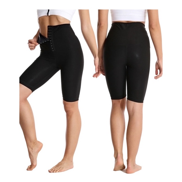 HB-854 sweat shaper celana legging / celana pembakar lemak / celana sauna / hot shaper wanita