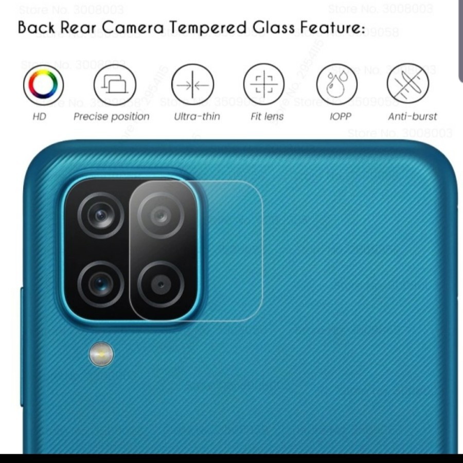 SAMSUNG A12 A31 Tempered Glass Camera Anti Gores Kamera Bening