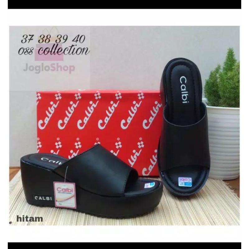 Sandal Wedges Calbi Terlaris Harga Grosir | Sandal Wedges cewek (W03)