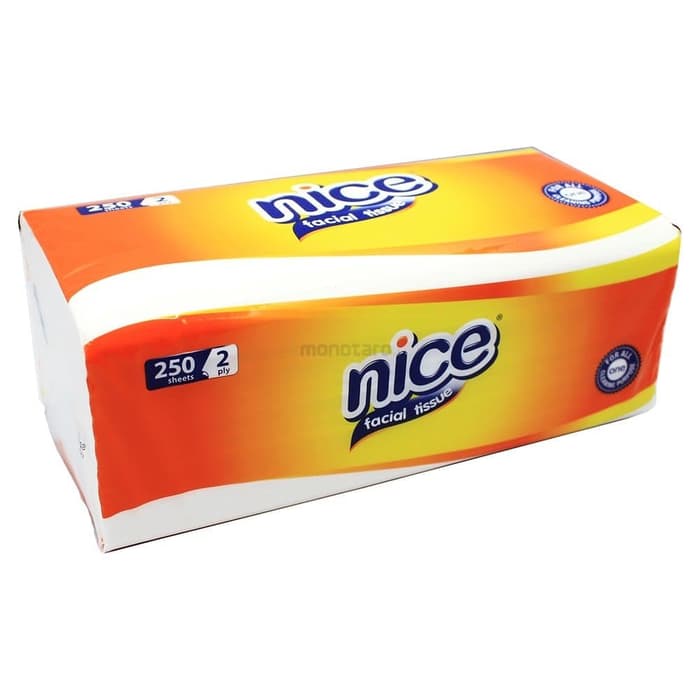 Tisu NICE 250 sheet 2ply / Facial Tissue / Tissu Wajah