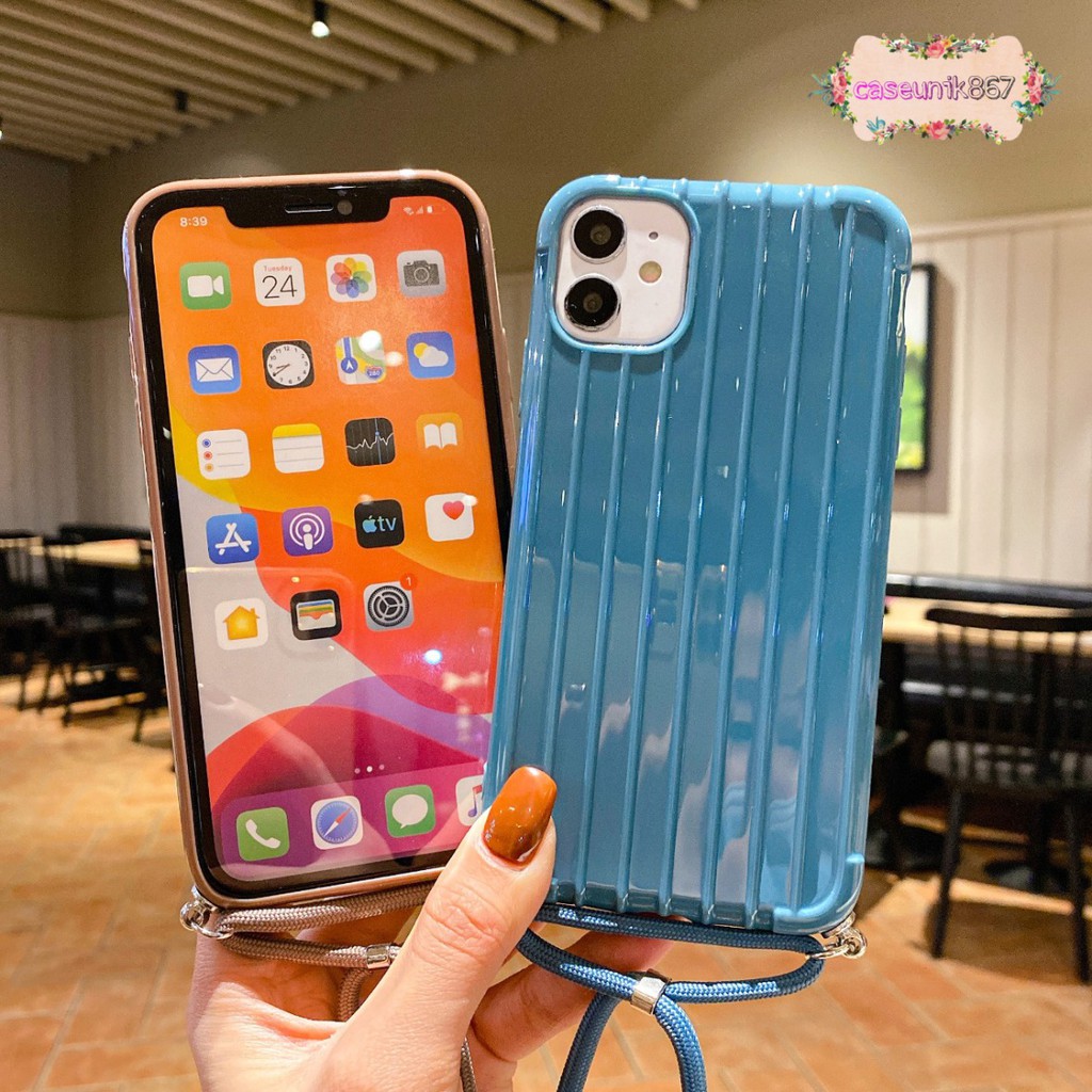 SOFTCASE KOPER SLINGCASE LANYARD XIAOMI REDMI 6A 6 MI A2 LITE 7A 7 PRO CS1976