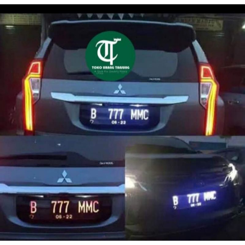 PLAT NOMOR MOBIL AKRILIK LED