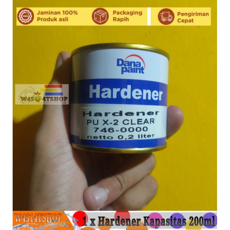 Hardener Clear PU X2 Dana Paint 200ml